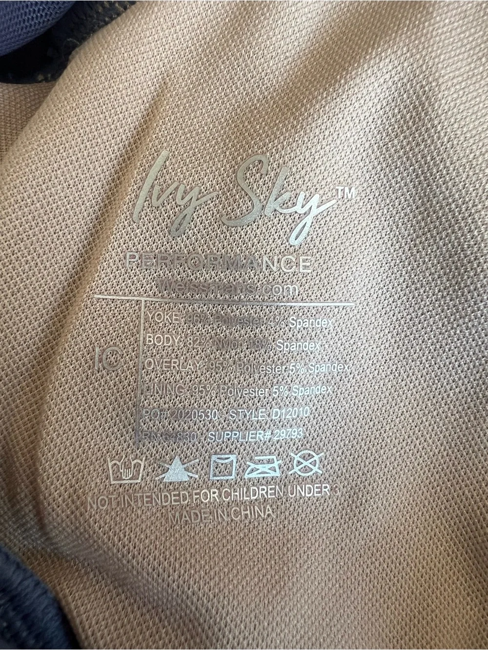 Weissmans Crystal Blouson Dress from Ivy Sky Performance Size IC